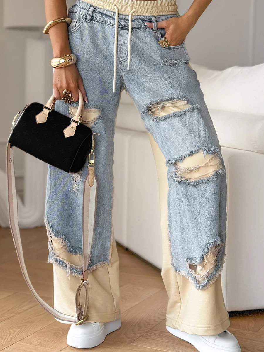 Jogger Stretchy Denim Pants