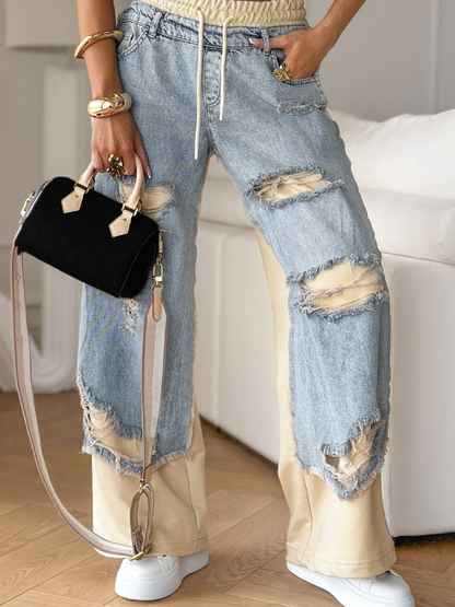 Jogger Stretchy Denim Pants