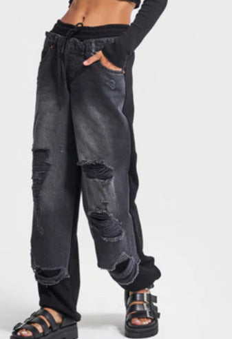 Jogger Stretchy Denim Pants