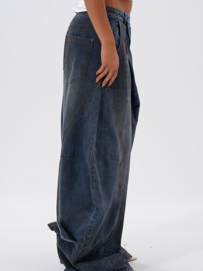 High-Rise Resistant Design Jeans