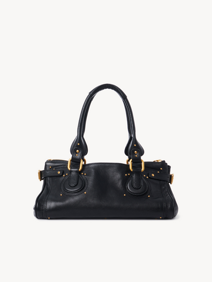 Leather Padlock Shoulder Bag