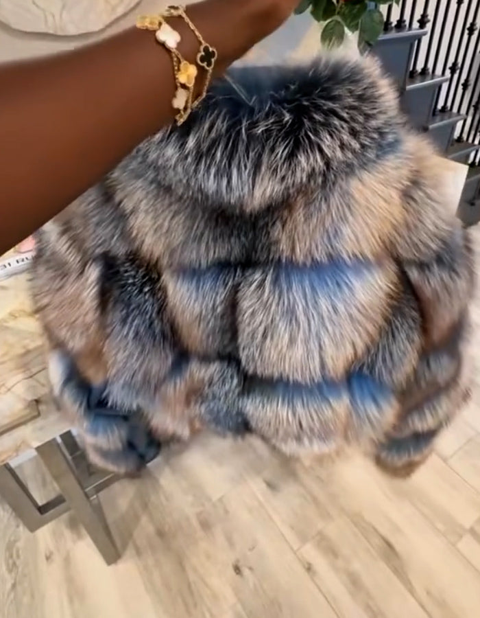 Casual Short Furry Coat