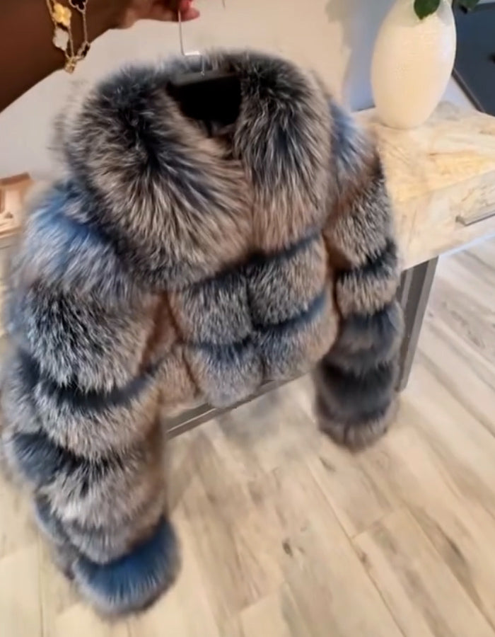Casual Short Furry Coat