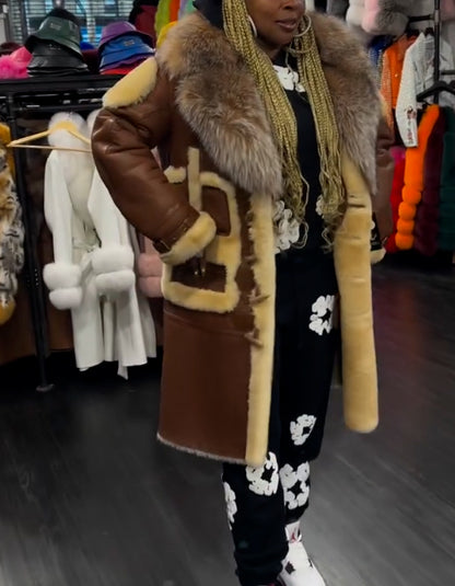 Brown Warm Casual Coat