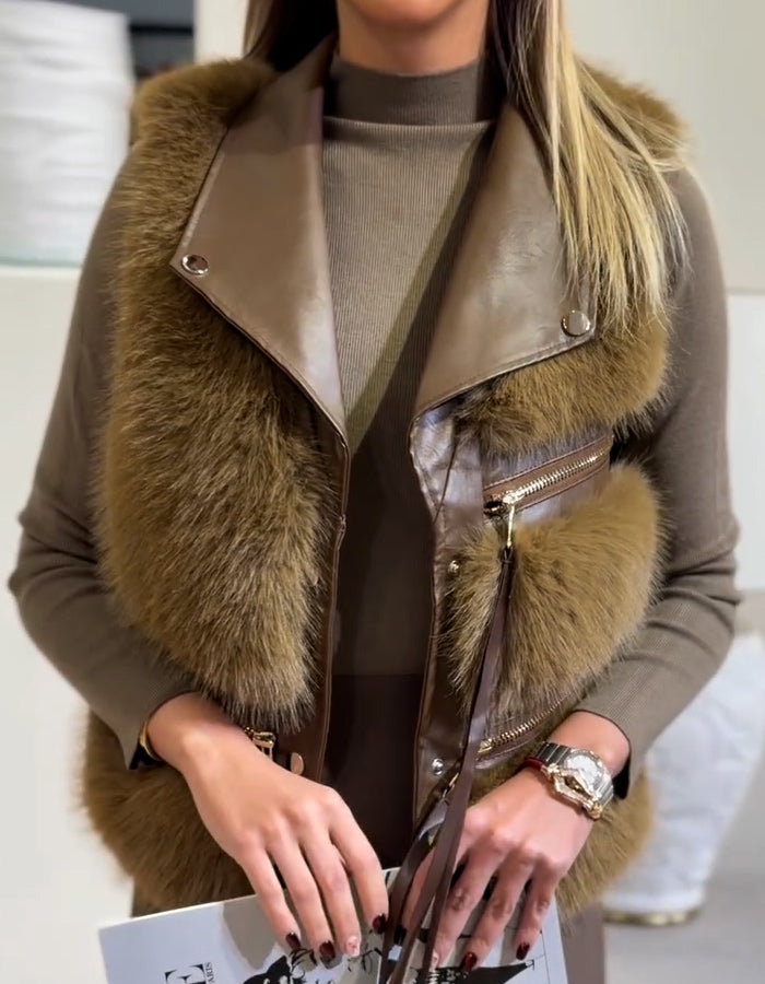 Sleeveless Casual Jacket