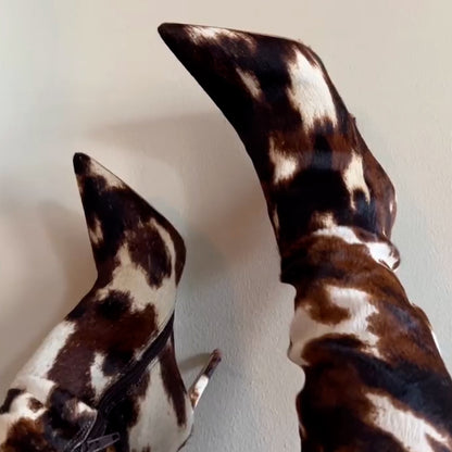 Leopard Long Boots