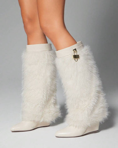 Fab Faux Fur Comfy Boots