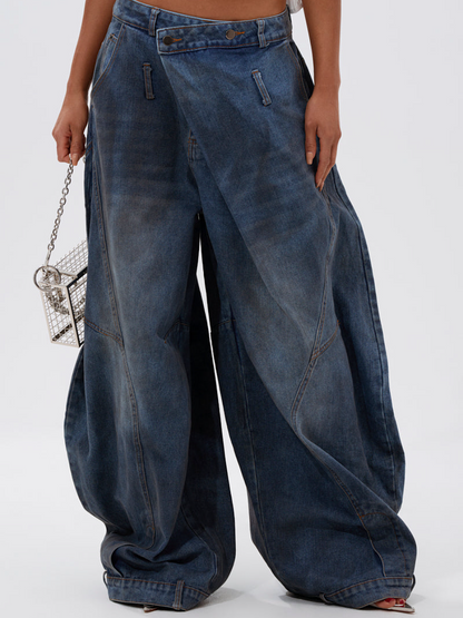 High-Rise Resistant Design Jeans