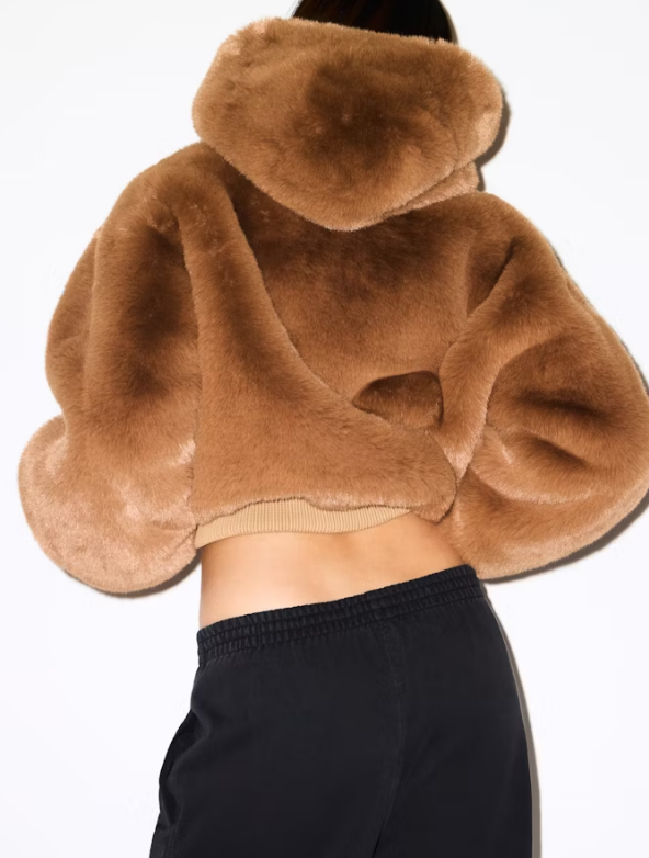 Fab Faux Fur Hoodie Jacket