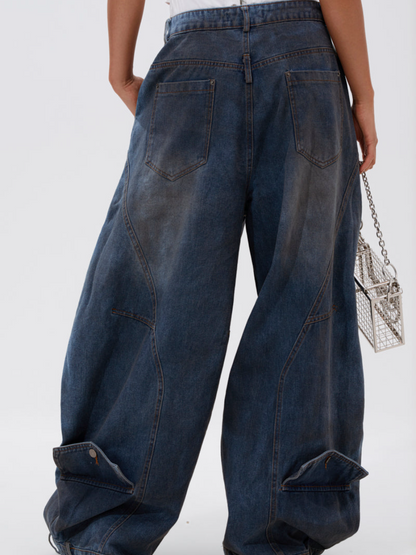 High-Rise Resistant Design Jeans