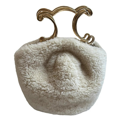 Plush Shearling Handle Bag