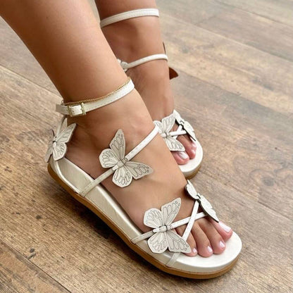 Butterfly Flat Sandals