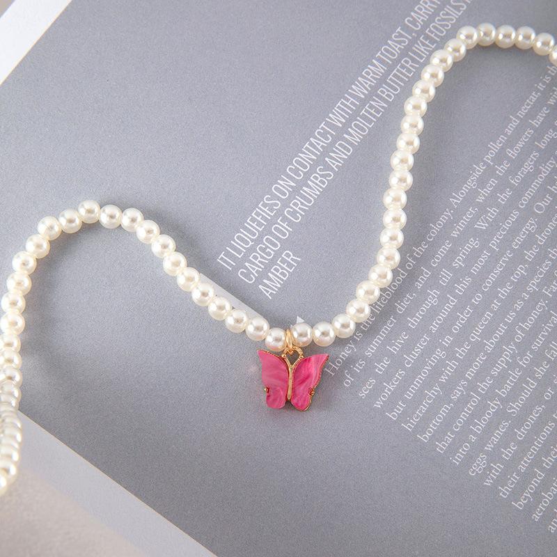 Flower Shell Love Beaded Neck Chain