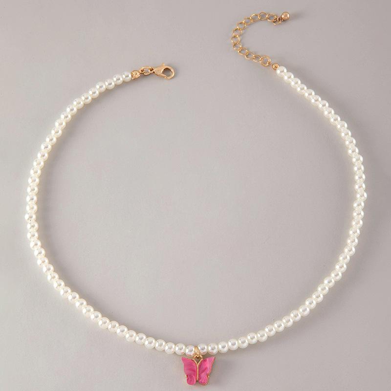 Flower Shell Love Beaded Neck Chain