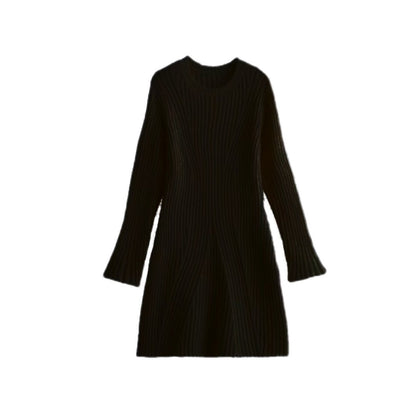 Fashion Threaded Knit Dress