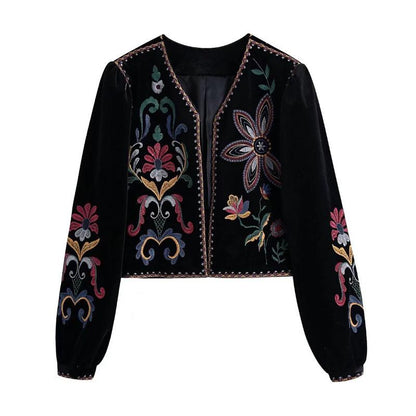 The Embroidered Velvet Coat