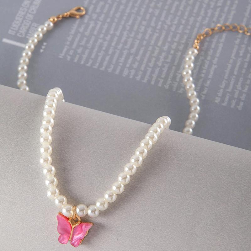 Flower Shell Love Beaded Neck Chain