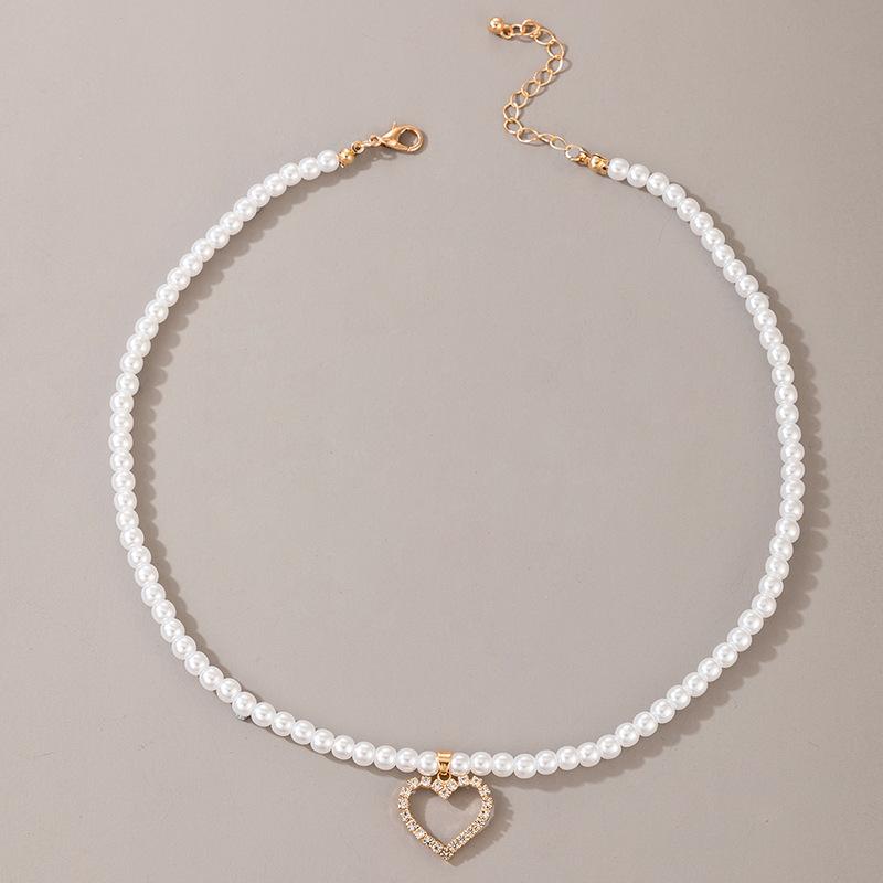 Flower Shell Love Beaded Neck Chain