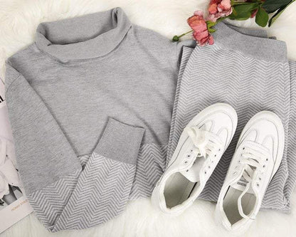 Good Feeling Herringbone Loungewear Set