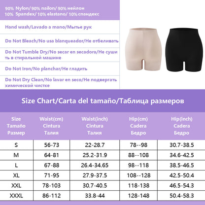 Mid-Waist Flat-Corner Non-Shaping Four-Corner Safety Pants