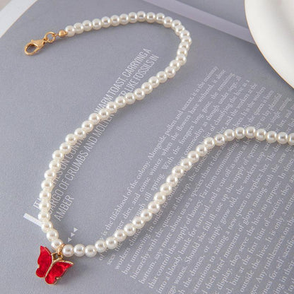 Flower Shell Love Beaded Neck Chain