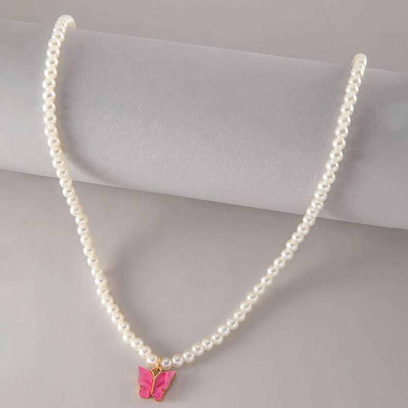 Flower Shell Love Beaded Neck Chain