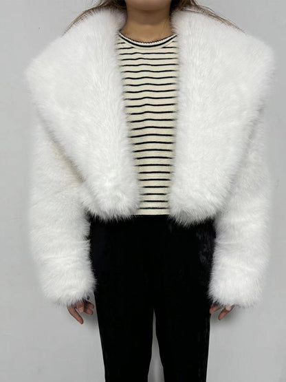 Fashion Faux Fur Short Coat