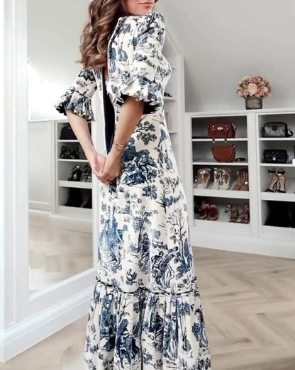 Fine China Maxi Dress