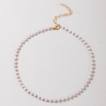 Flower Shell Love Beaded Neck Chain