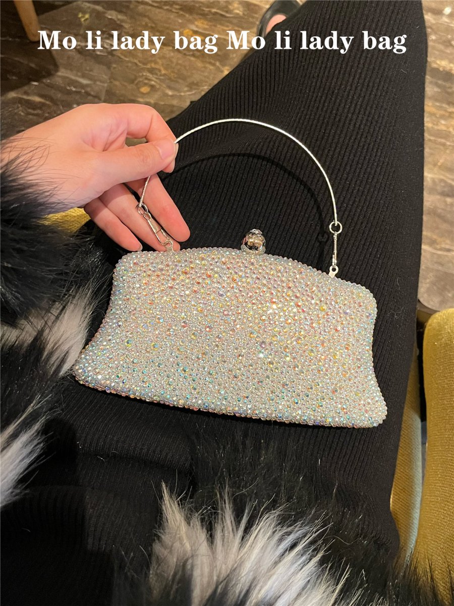 Rhinestone Bag Gradient Evening Bag