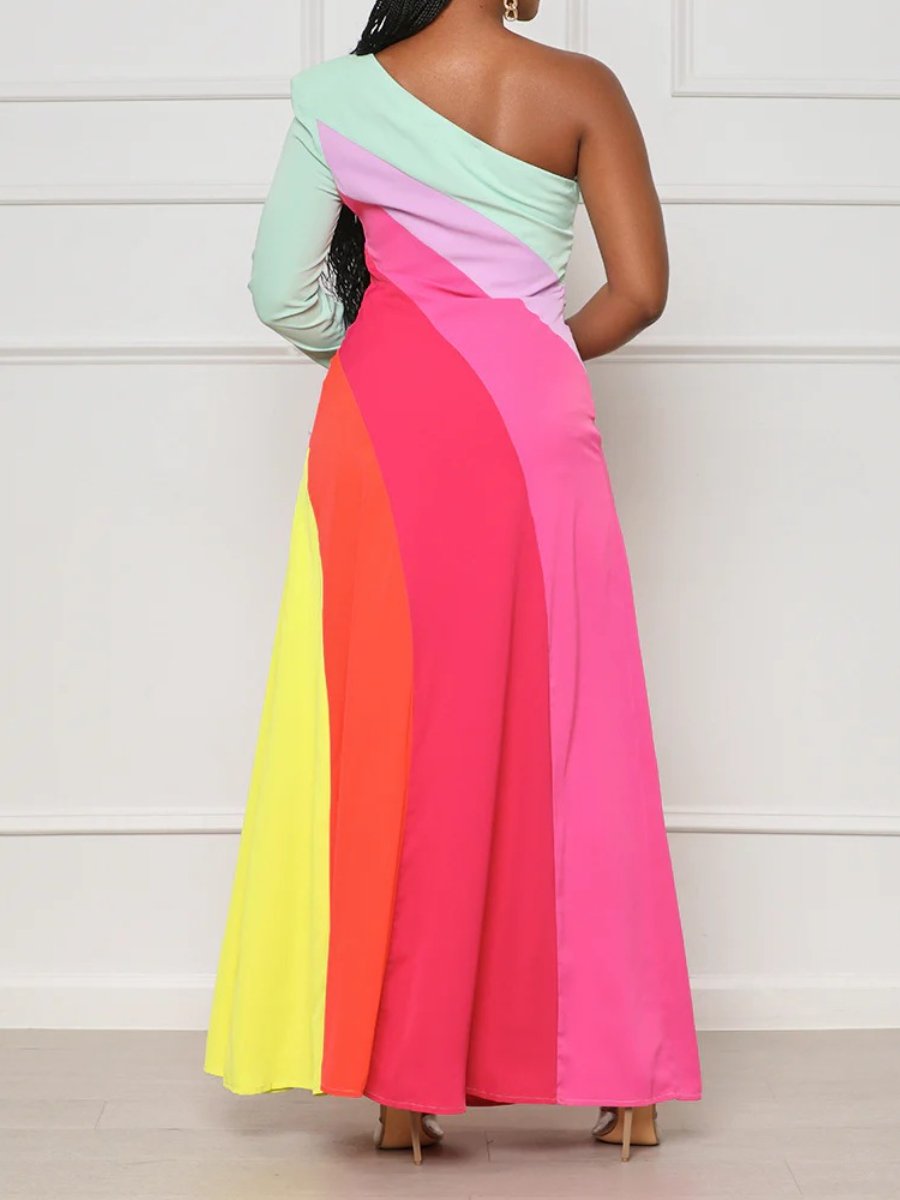 The Rainbow Maxi Dress