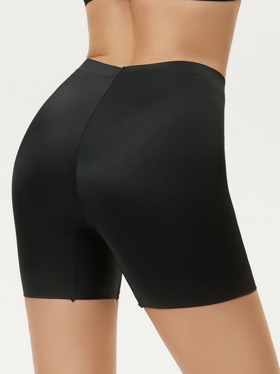 Mid-Waist Flat-Corner Non-Shaping Four-Corner Safety Pants