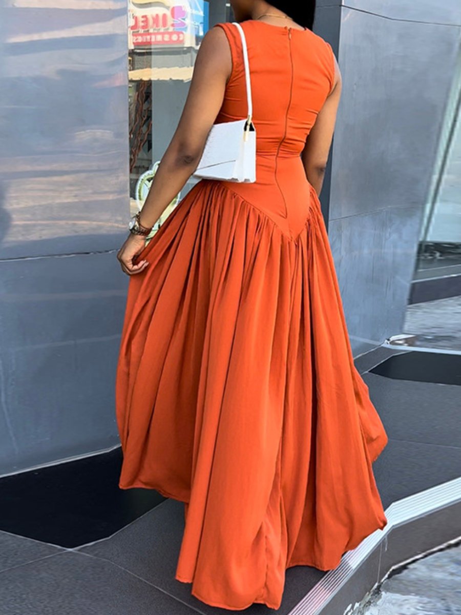 Stylish Sleeveless Maxi Dress