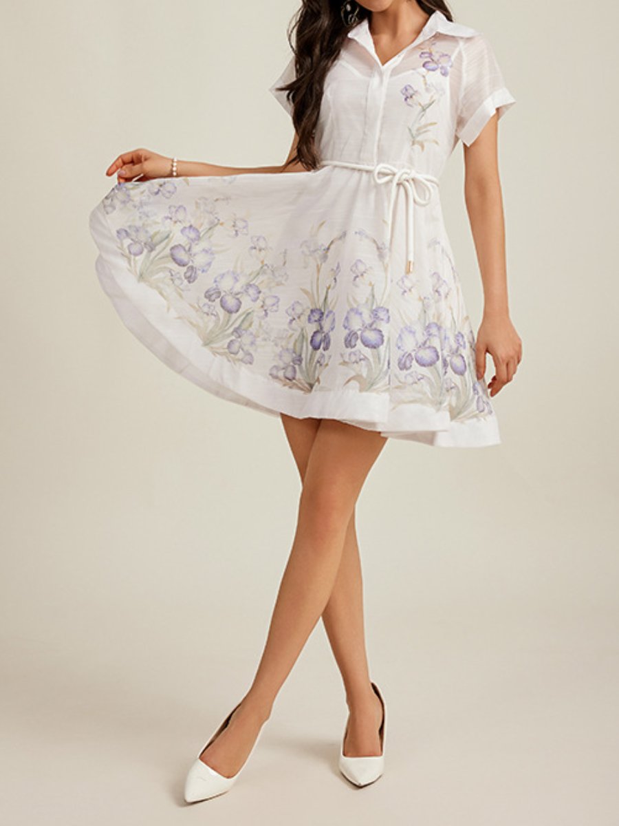 The Romantic Floral Short Dress