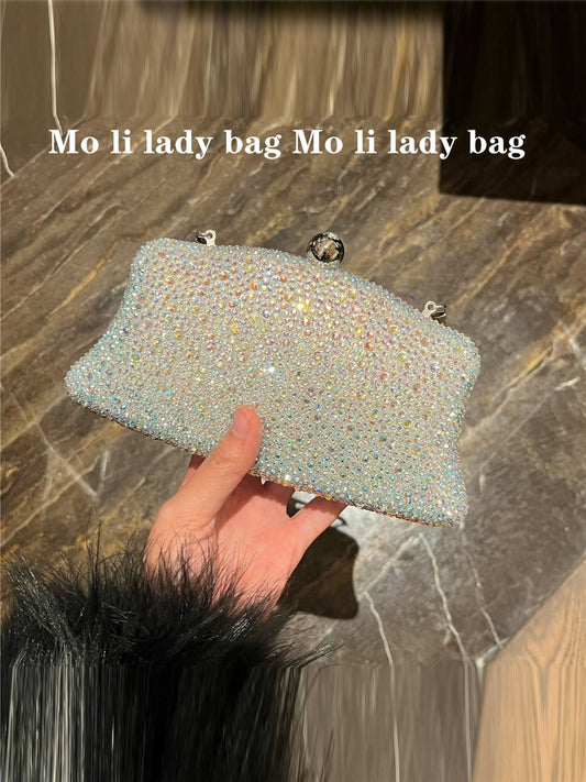 Rhinestone Bag Gradient Evening Bag